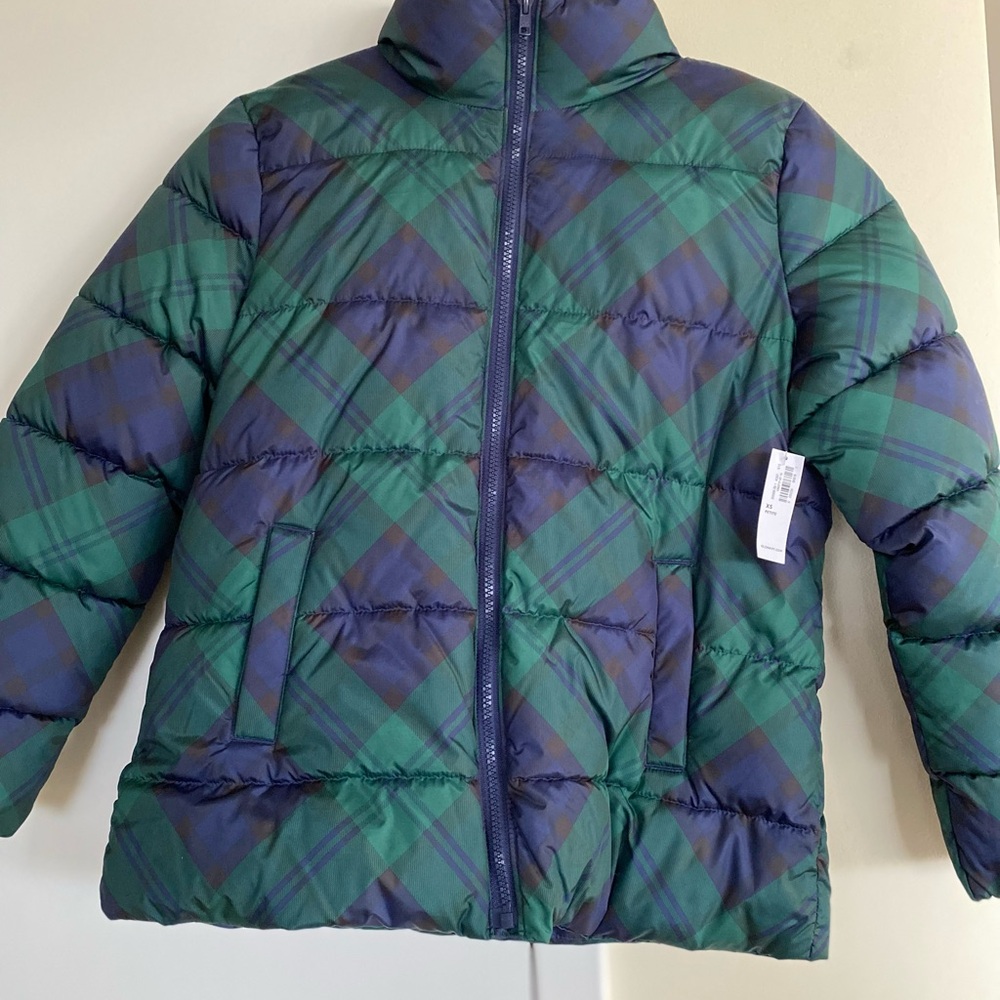 Women’s Green and Blue Plaid Jacket